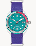 Bulova
Bulova Snorkel Teal Dial Violet TIDE Nylon NATO Strap Limited Edition Watch 41mm