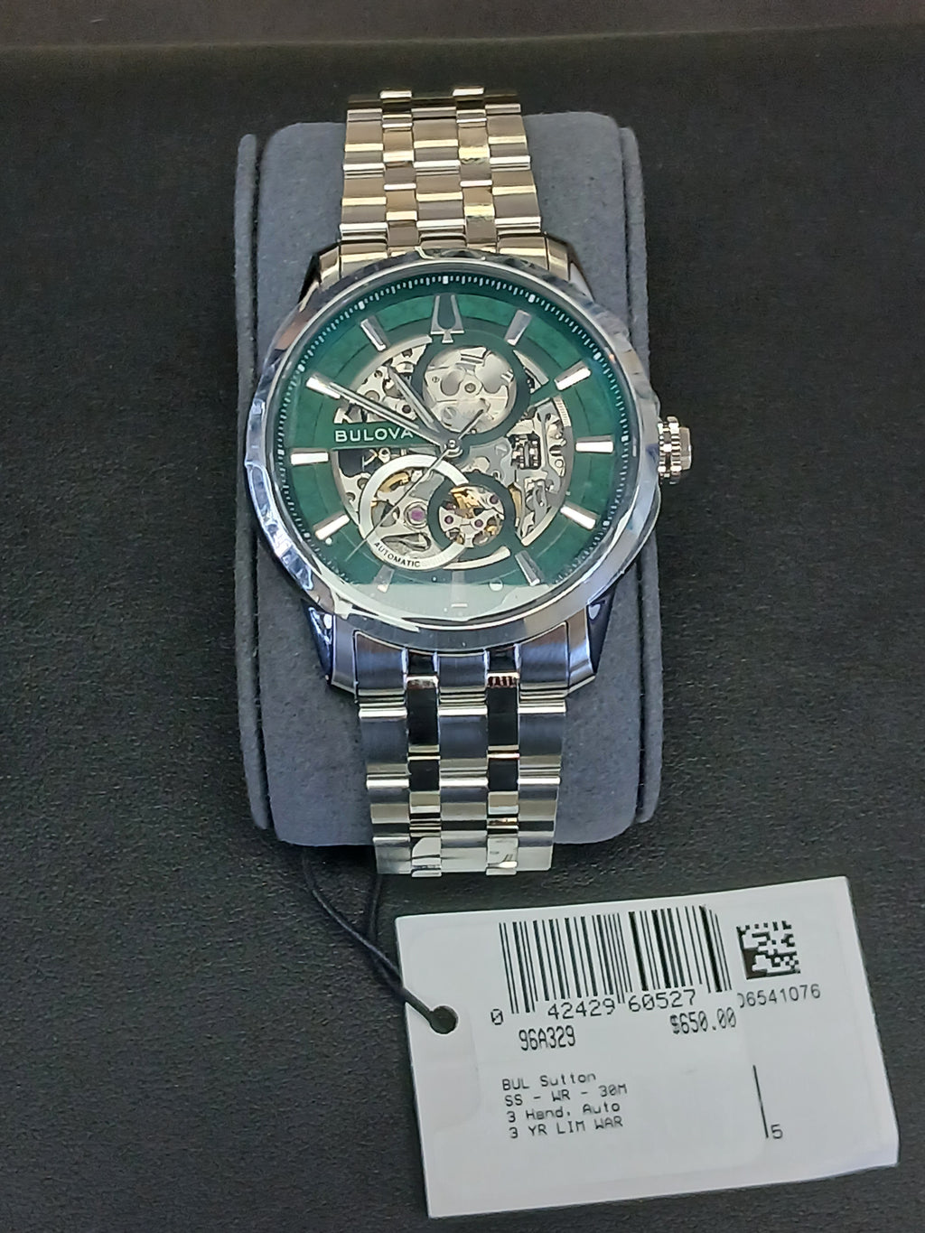 Men's Classic Sutton Automatic Stainless Steel Bracelet Watch 40mm